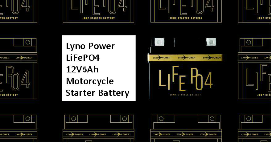 NEW! LiFePO4 12V5AH Motorcycle Starter battery